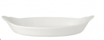 Simplicity White OvalNo2 Eared Dish 24.5 x 13.5cm Pack 24
