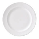 Monaco White Plate Vogue 32cm 12 1/2" Pack 6