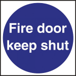 Fire Door Sign (100 x 100mm)