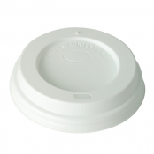 4oz Espresso Coffee Cup Lids White - Box of 1000