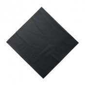 2 Ply Black 25cm Cocktail Napkins (Box of 4000)