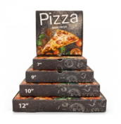 10inch Colour Printed Pizza Boxes - Box of 80