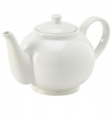 Genware Porcelain Teapot 11oz Box of 6