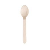 Wood Dessertspoons 160mm (1000)