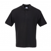 Unisex Polo Shirt Black M