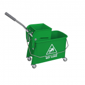 Microspeedy Bucket & Wringer 20L on Castors - Green