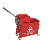 Microspeedy Bucket & Wringer 20L on Castors - Red