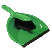 Dust Pan & Brush Set - Green