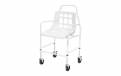 Mobile Shower Chair - Height Adjustable 130kg Capacity