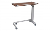 Gas Lift Overbed Table Wheelchair Leg Base (Walnut)