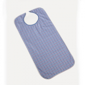 Gingham Bib 18x36 inch Snap Closure