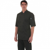 Montreal Cool Vent Short Sleeve Chefs Jacket Black S