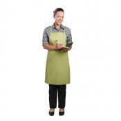 Colour by Chef Works Bib Apron Lime (610(W) x 860(L)mm)