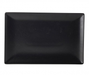 Rectangle Black Plates 30cm x 20cm - Box of 6