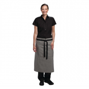 Chef Works Urban Portland Fine Stripe Bistro Apron Grey
