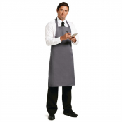Whites Polycotton Bib Apron Charcoal