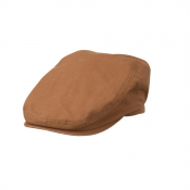 Urban Rockford Pigment Dye Canvas Flat Cap Nutmeg S-M