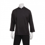 Unisex Hartford Lightweight Chef Jacket Black Size L