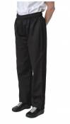 Nisbets Essentials Chef Trousers Black Medium