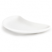 Olympia Whiteware Crescent Salad Plates 200mm -Pack of 12