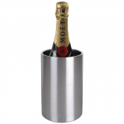 Olympia Brushed Stainless Steel Wine & Champagne Cooler