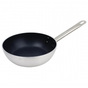 Vogue Aluminium Non-Stick Induction Flared Sauté Pan 24c