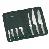 Global 7 Piece Knife Set with Case