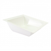 Angled Dover Bowl 375x 375x 140mm. Colour: White