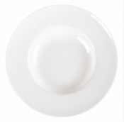 Olympia Lumina Pasta or Soup Bowls White 205mm (Pack of 6)