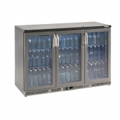 Gamko Bottle Cooler - Triple Hinged Door 315 Ltr Stainless