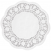 Olympia Round Paper Doilies 240mm (Pack of 250) 9.5inch