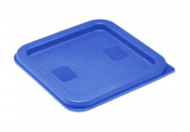 Hygiplas Square Food Storage Container Lid Blue Small
