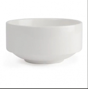 Olympia Lumina Stacking Soup Bowls White 398ml 14oz (Qty 6)