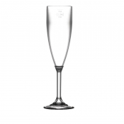 Polycarbonate Champagne Flutes 200ml  (12 Pack)