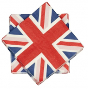 Union Jack Lunch Napkin 33x33cm 2Ply (Pack of 1000)