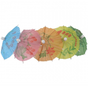 Recyclable Paper Parasols Mixed Colours (144 pack)