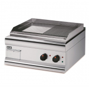 Lincat Silverlink 600 HalfRibb ed Electric Griddle Dual Zone