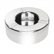 Stainless Steel Windproof Ashtray 90mm (Pack of 6)
