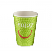 Enjoy Double Wall Disposable Hot Cups 340ml/12oz (680 Pack)
