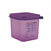 Allergen Polypropylene 1/6 Gastronorm Food Container 2.6L