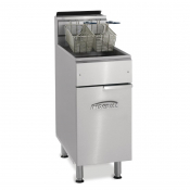 Imperial Propane Gas Single Ta nk Twin Basket Fryer IFS-40-OP