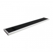 Beaumont Rubber Bar Mat with Stainless Steel Frame600x100mm