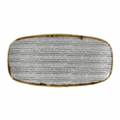 Prints Homespun Rectangular Plate Stone Grey 153mm(Qty 12)