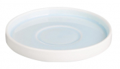 Olympia Fondant Saucers Aqua 155mm (Pack of 6)