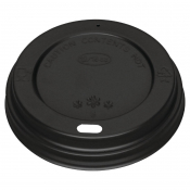 Recyclable Coffee Cup Lids Black 340ml & 455ml (Qty 1000)
