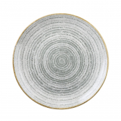 Studio Prints Homespun Stone Grey Coupe Plate 288mm(12Pack)