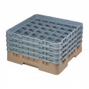 Cambro Camrack Beige 36 Compartments Max Glass Height