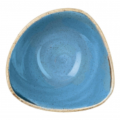 Stonecast Triangle Bowls Blue Cornflower 152mm (Pack of 12)