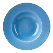 Stonecast Round Wide Rim Bowls Cornflower Blue 277mm (Pack12)
