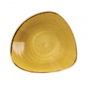 Churchill Stonecast Triangle B owl Mustard Seed Yellow 229mm
